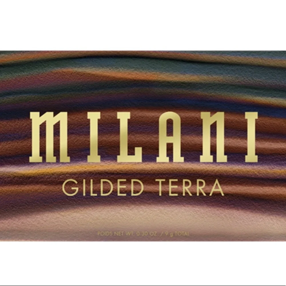 New: Milani Eyeshadow Gilded Terra 15 Pan Palette.
